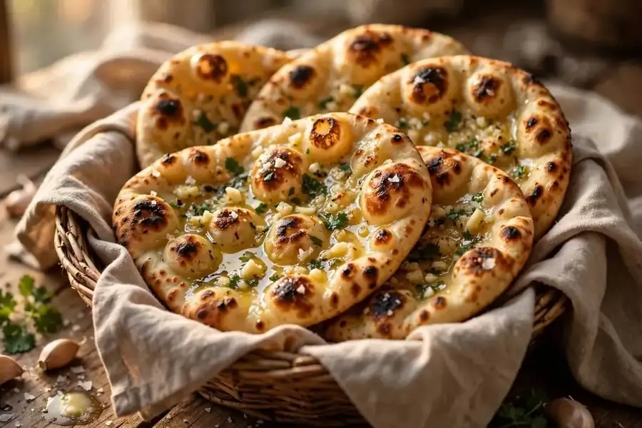 Fresh Garlic Naan