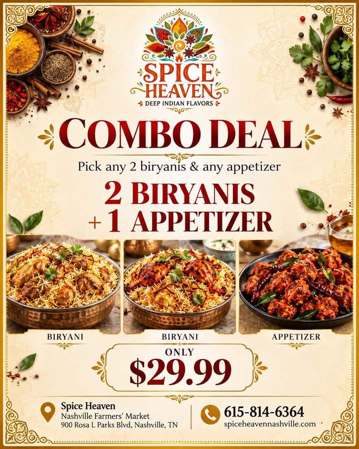 Indian food spread and assorted dishes
